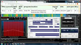 FM DX Es  150623 1442UTC  922 Vida FM E MadridCarabanchelBuenavista MADM 2kW 1812km [upl. by Inan]