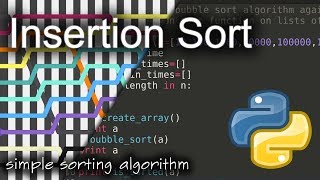 Insertion Sort Background amp Python Code [upl. by Sisely709]