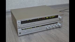 hifiaudio Optonica SM5100 PreMain Amplifier amp Tuner Optonica ST7100 demo [upl. by Jonis]