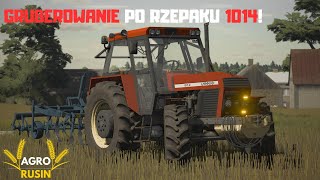 Gruberowanie ścierniska po rzepaku  1014 w akcji🚜 FS22 [upl. by Esyla]