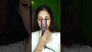 Hair straightener nose contouring hack 🐰 shorts viralhacks [upl. by Netnerb]