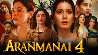 Aranmanai 4 Full Movie In Hindi Dubbed 2024 Explain  Sundar C Tamannaah Raashii Khanna  Review [upl. by Anavi259]