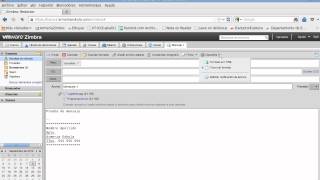 Zimbra Manejo básico del cliente de correo [upl. by Yenttirb]