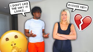 I DONT LIKE YOUR NEW BODY PRANK ON GIRLFRIEND GETS HEATED [upl. by Suivatal]