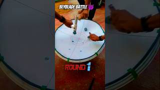 Destructive Beyblade battle beyblades homemadebeyblade [upl. by Rooney732]