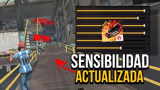 ✅ SENSIBILIDAD ACTUALIZADA⚙️Para dar TODO ROJO en FREE FIRE [upl. by Anrat909]