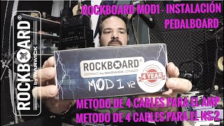 Rockboard MOD1  Pedalboard  4 cable method [upl. by Oren]