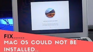 macOS could not be installed on your computer EASY SOLUTIONFIX [upl. by Dripps]