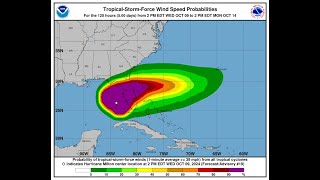 🌪️ Hurricane Milton Florida Braces for Impact After Hurricane Helene 🌪️ [upl. by Thetis]