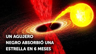 Un agujero negro comió una estrella como espagueti mira qué vieron los astrónomos [upl. by Ladonna]