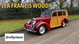 LEA FRANCIS SHOOTING BRAKE WOODY 1949 leafrancis classiccarsdaily reillyclassiccars [upl. by Booma]