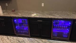 Avallon ABR241SGRH 140 Can 24quot Builtin Beverage Cooler Review [upl. by Mchail]