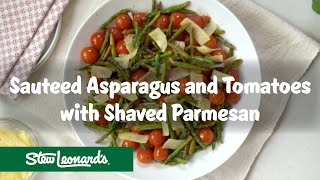 Fresh Asparagus with Tomatoes  Spring Sides [upl. by Yelra560]