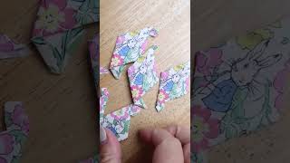 Beatrix Potter inspired EPP star block with fussy cutting handsewing [upl. by Erodisi843]