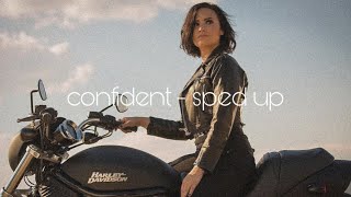 demi lovato  confident sped up [upl. by Greenes]