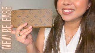 Clémence Wallet Reverse Monogram  Louis Vuitton  2023 New Release [upl. by Noeled]