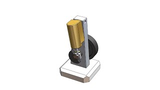 Solidworks  Vertical Wobbler Steam Engine [upl. by Ramirolg]