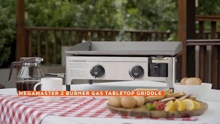 Why Buy The Megamaster 2 Burner Portable Griddle [upl. by Travax]