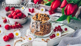 Granola selber machen ♡ Veganes Knuspermüsli Rezept ♡ Einfach amp lecker [upl. by Naget580]