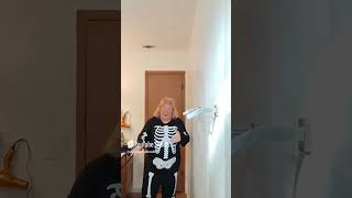 Halloween women glow in the dark skeleton pajama full costume [upl. by Gay]