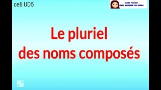 Le pluriel des noms composés [upl. by Aloibaf]