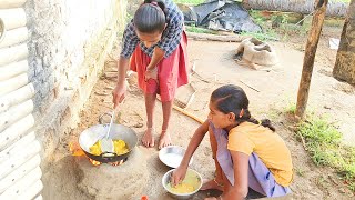 kathal pakoda recipe।।kathal pakoda kase banya।। bihar Village food [upl. by Allyn722]