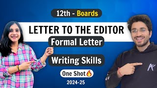 Formal Letter  Letter to the Editor  Class 12 English  NCERT for Boards  Writing Skills [upl. by Ahseel49]