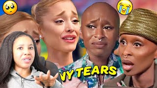 Ariana amp Cynthia Cant Stop CRYING for 8 Minutes Straight  Reaction [upl. by Juback]