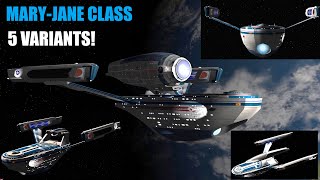 5 Ships in 1 MaryJane Class VS USS Excelsior  Star Trek Starship Battles [upl. by Sanfo]