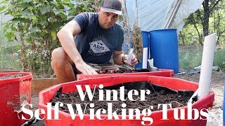 Self Wicking Tubs for Winter Gardening [upl. by Larisa]