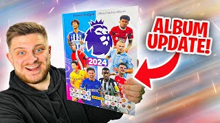 Panini PREMIER LEAGUE 2024 Sticker ALBUM UPDATE 100 Packs Opened [upl. by Aubine]