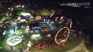 Renfrew County Fair 2017 Drone Footage at Night  DJI Phantom 3 Standard [upl. by Ereveniug894]