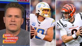 GMFB  quotJoe Burrow will turn season around starting with win Herbertquot  Kyle on Bengals vs Chargers [upl. by Walsh904]