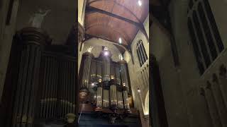 Uitleidend orgelspel  Pieter Heykoop  Opname landelijke psalmzangavond in de Nieuwe Kerk in Delft [upl. by Iorgo]