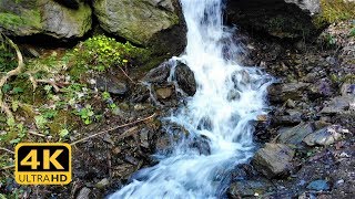 Wasserfall Geräusch  Waterfall Sound  Naturgeräusche ohne Musik  4K [upl. by Adniroc]