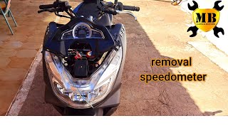 removal speedometer honda pcx led [upl. by Ielirol]