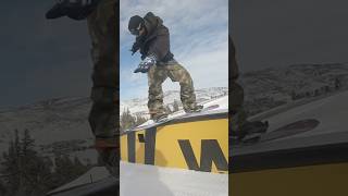 ANTHO HERREN CAB 270 TAP STE’  WOODWARD snowboarding style shorts short shortvideo gopro [upl. by Middendorf699]