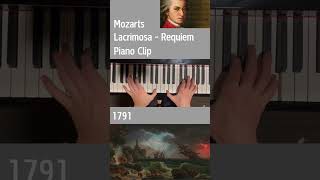 Lacrimosa  Mozart  Piano Clip [upl. by Iy883]