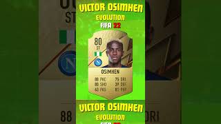 Victor Osimhen FIFA Evolution FIFA 18  EA FC 25 shorts eafc25 fifa [upl. by Elleimac]