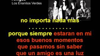 Enanitos Verdes  Amigos  Karaoke [upl. by Eikram525]