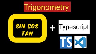 sin cos amp tan Functions  typescript javascript [upl. by Yremrej953]