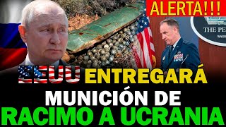 EEUU ENTREGARA MUNICION DE RACIMO PROHIBIDA EN 108 PAÍSES [upl. by Hagile]