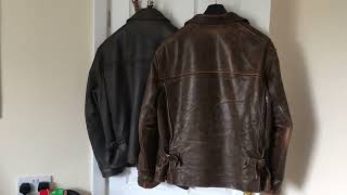 Indy jacket Leather Comparison [upl. by Reo]