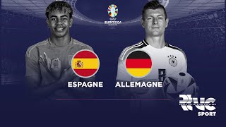 Championnat dEurope de football  ALLEMAGNE Vs ESPAGNE [upl. by Odlamur]