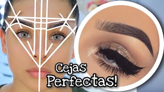 CEJAS PERFECTAS DISEÑO DEPILACION Y MAQUILLAJE  PARA TODA FORMA DE ROSTRO [upl. by Kenaz]