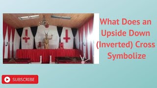 What Does an Upside Down Inverted Cross Symbolize [upl. by Orual]