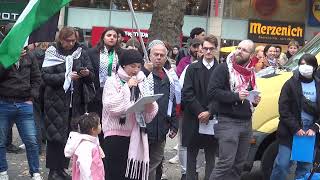 Palästina Bündnis NRW Demo Köln Neumarkt 12102024 [upl. by Ninehc]