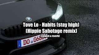 Tove Lo  Habits stay high Hippie Sabotage Remix SLOWED amp REVERB [upl. by Enenaej]