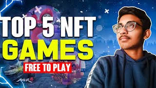 TOP 5 FREE PLAY TO EARN CRYPTOGAMES 2022  BEST CRYPTOGAMES TO PLAY HINDI [upl. by Labannah]