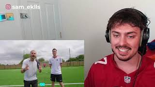 SCORING WITH 100 DIFFERENT FOOTBALLS FT MINIMINTER Reaction [upl. by Latsyc]